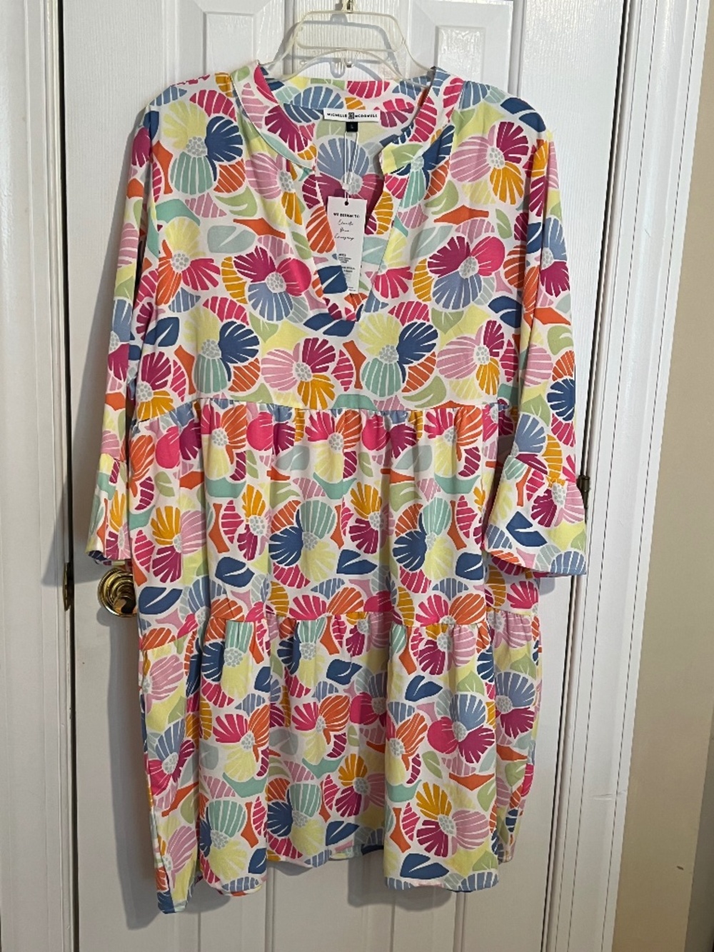 NWT Michelle McDowell dress,SZ LARGE